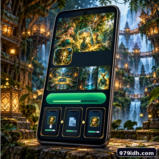 Pratinjau antarmuka panduan APK Kartu Hutan